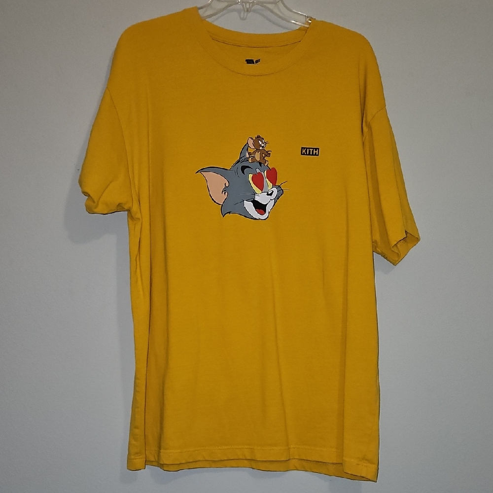 Kith Mustard Cartoon Graphic Tee